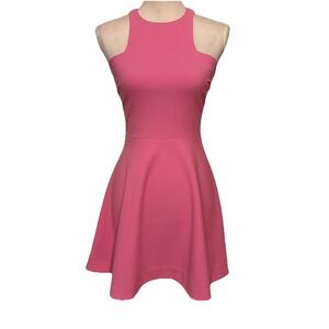 Elizabeth‎ and James Sleeveless Fit & Flare Mini Dress Pink Lined Sz 2 EUC